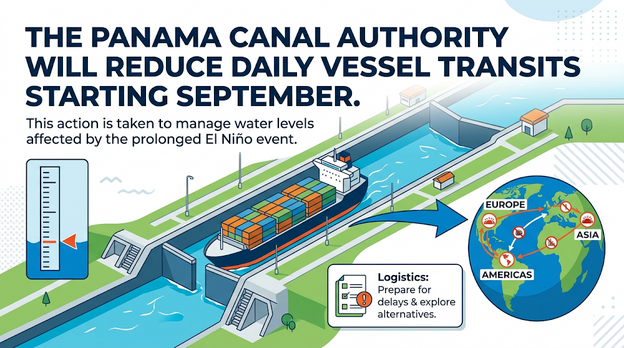 Panama Canal to Cap Daily Transits